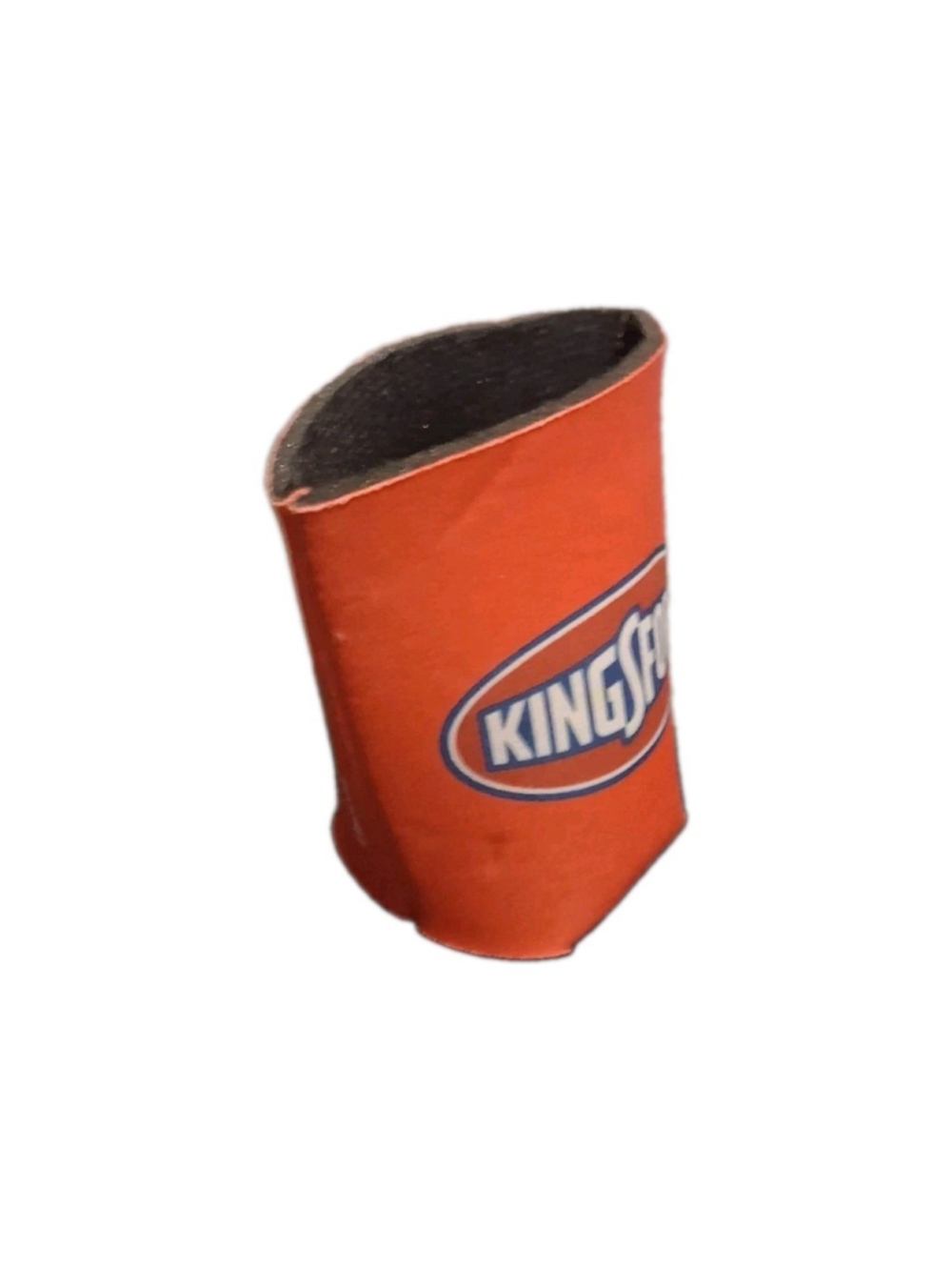 Kingsford Orange/Red Neoprene Can Cooler Insulator Koozie Sleeve